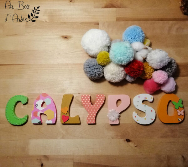 Calypso prénom bois Pop